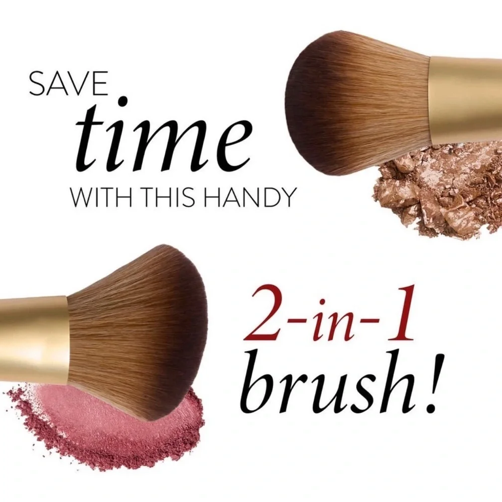Laura Geller Dual Ended Blush + Bronzer Brush - NEW
